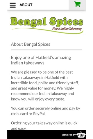 Bengal Spices Indian Takeaway screenshot 4