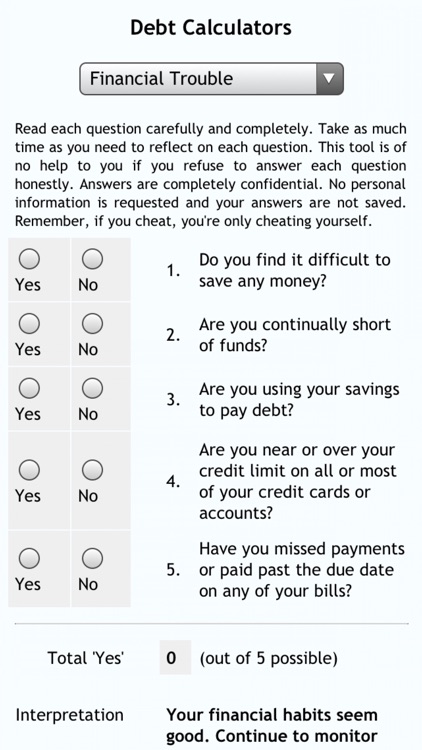 Debt Calcs screenshot-3