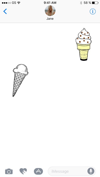 Ice Cream Stickers