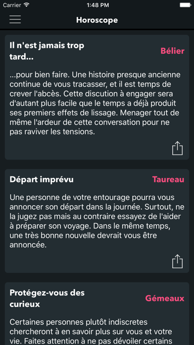 How to cancel & delete Le Vrai Horoscope from iphone & ipad 1