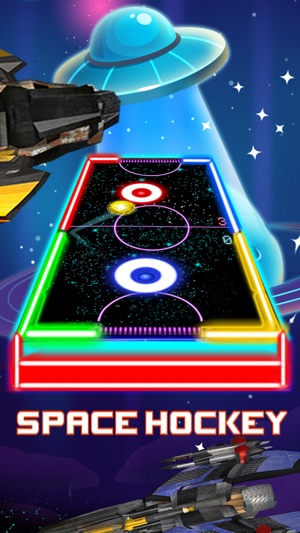 Neon Light Air Hockey : 夜光曲棍球HD 桌上冰球黄金版