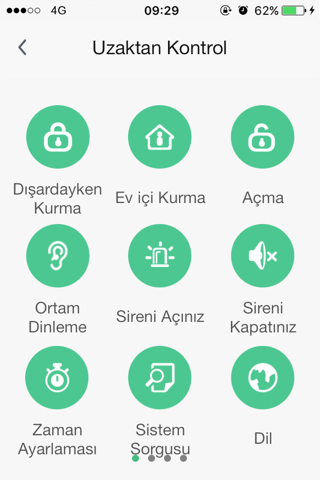 Opax-571 Dokunmatik Kablosuz GSM Alarm Sistemi screenshot 2