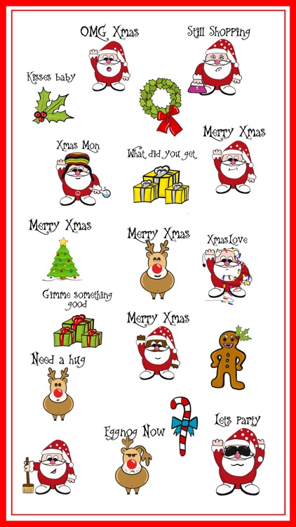 Christmas Wild Stickers