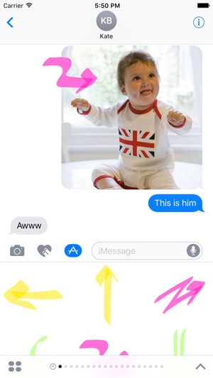 Sticker Highlighter Arrows for iMessage(圖1)-速報App