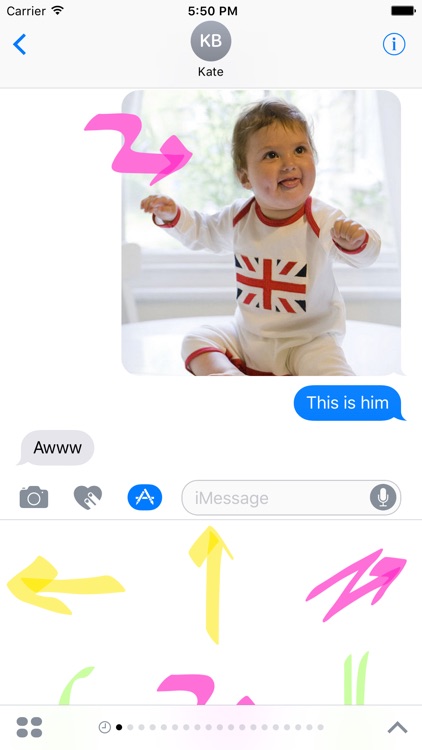 Sticker Highlighter Arrows for iMessage