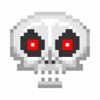 Pixel Skull Stickers For iMessage