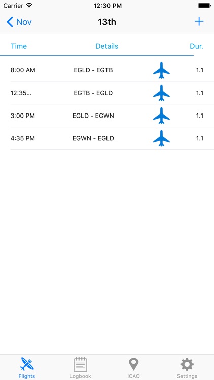 ThinQ Pilot Flying Logbook