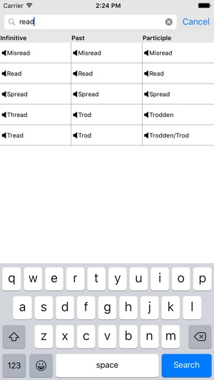 List of English Irregular Verbs(圖2)-速報App