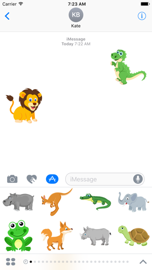 Cute Animals Sticker for iMessage #4