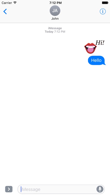 Girl Mouth Expressions Stickers Pack