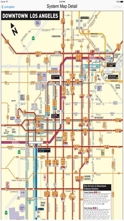 Los Angeles - Bus Rail Metro and Street View Maps by Shailaja bavikadi