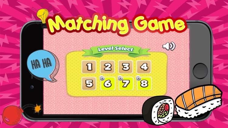 Find the pair sushi-free matching games for kids screenshot-3