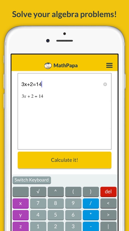 MathPapa - Algebra Calculator & Equation Solver App