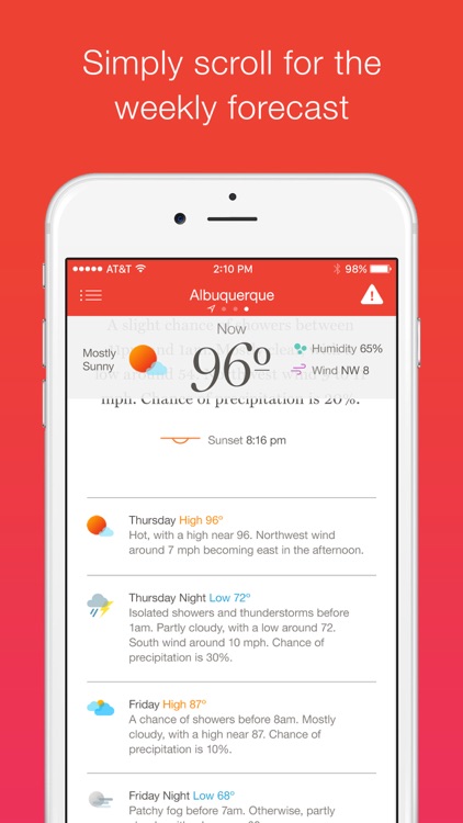 Weather Simple – Clear, concise forecasts screenshot-3