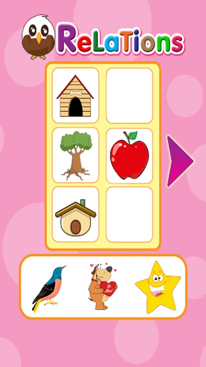 Relations : learning Education games for kids Add to child development - free!!