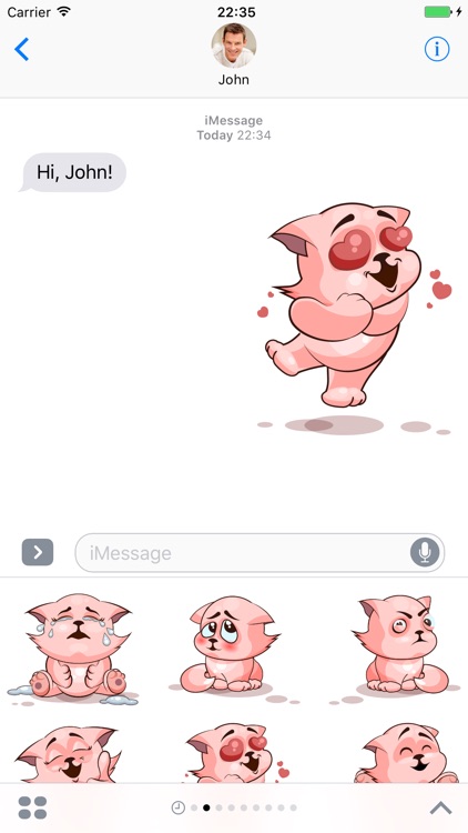 Cat - Stickers for iMessage