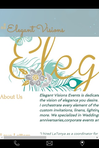 Elegant Visions Events screenshot 2