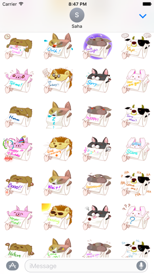 Animals Toilet Paper Stickers(圖1)-速報App