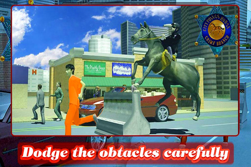 Police Horse Crime Chase 2016 – Escaped jailbirds, Alcatraz Prisoners n thoroughbred stallion patrol Racing Adventure screenshot 3