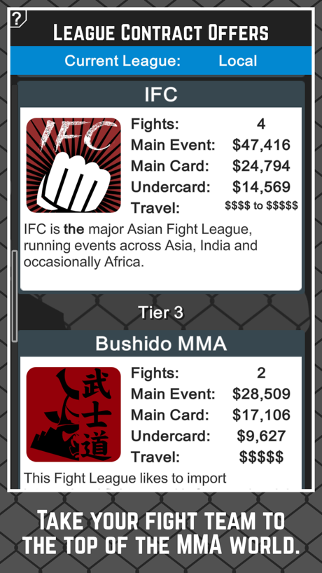 Cheats for MMA Manager