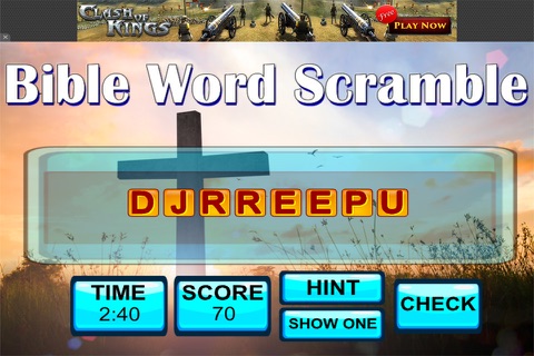 Bible Word Scramble Game screenshot 2