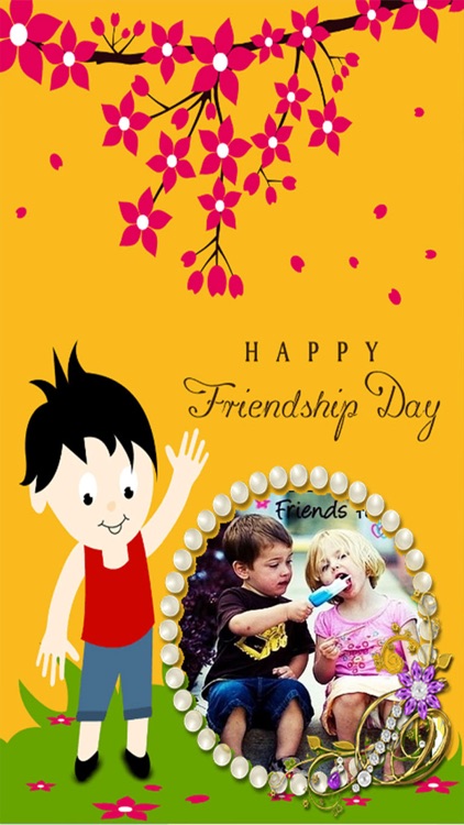 Friendship Day Card Wishes - Photo Frame editor