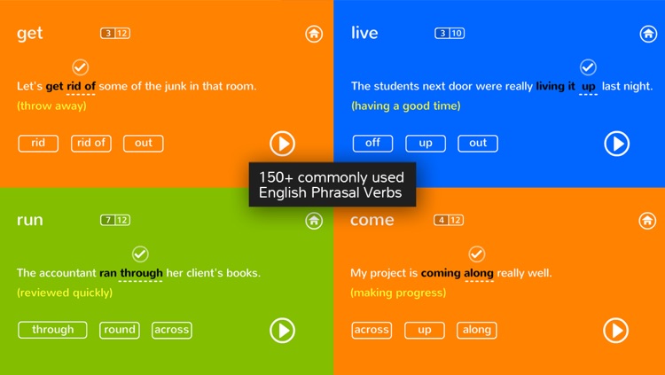 English Phrasal Verb Tests screenshot-4