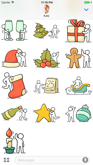 Christmas - Stickers for iMessage(圖3)-速報App