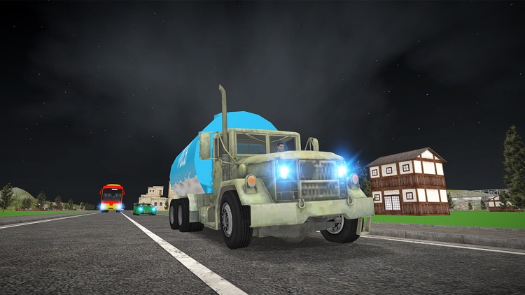 City Milk Supply Truck 3D screenshot-4