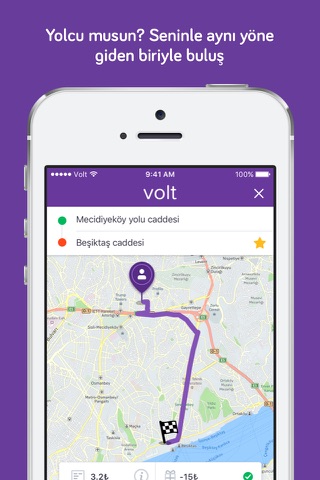 Volt - Ridesharing, Transportation in İstanbul screenshot 2