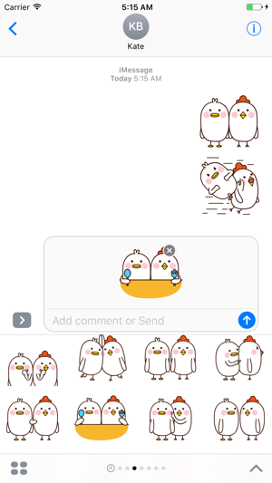 Couple Chicks - Animated Stickers And Emoticons(圖2)-速報App