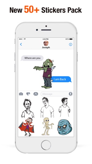 Zombies Stickers for iMessage(圖3)-速報App