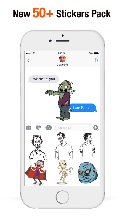 Zombies Stickers for iMessage