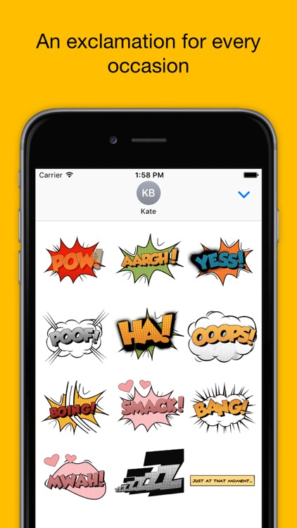 Comic Callout - animated comic stickers!