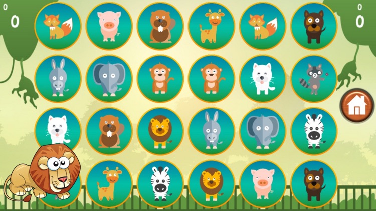 Animals Kid Matching Game - Memory Cards