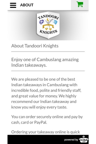 Tandoori Knights Indian Takeaway screenshot 4