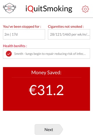 Quit smoking: iQuitSmoking App screenshot 3