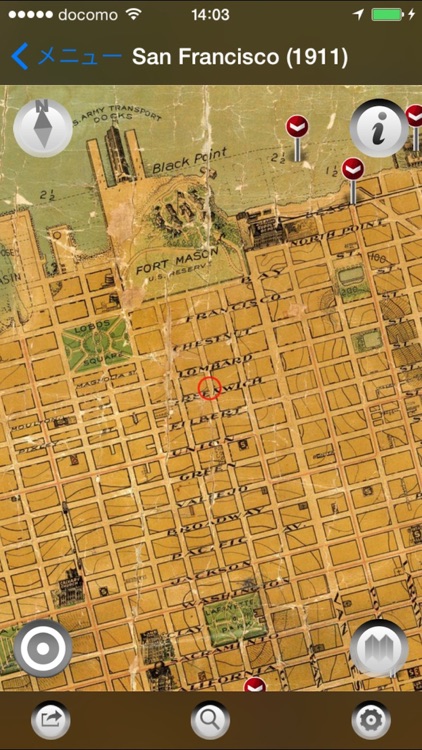 1911 San Francisco Map Lost City