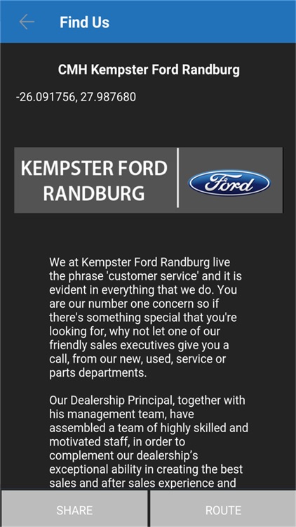 CMH Ford Randburg screenshot-3