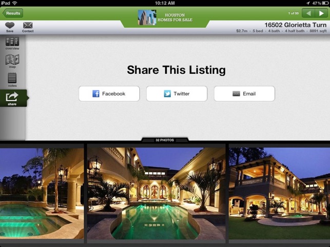 Houston Homes for Sale for iPad(圖5)-速報App