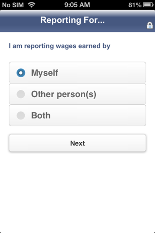 SSA Mobile Wage Reporting screenshot 2