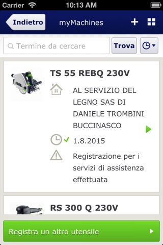 Festool screenshot 3