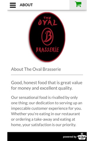The Oval Brasserie Indian Takeaway screenshot 4