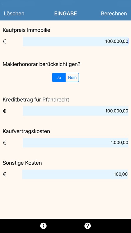 Immobilienkauf Rechner