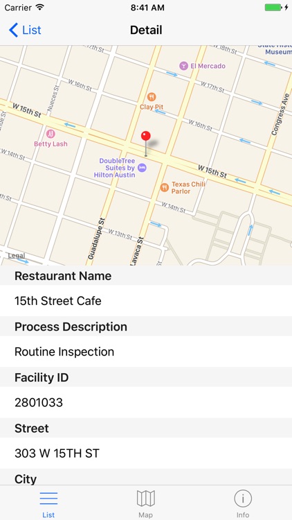 Austin Texas Restaurant Inspection Scores - Real screenshot-3