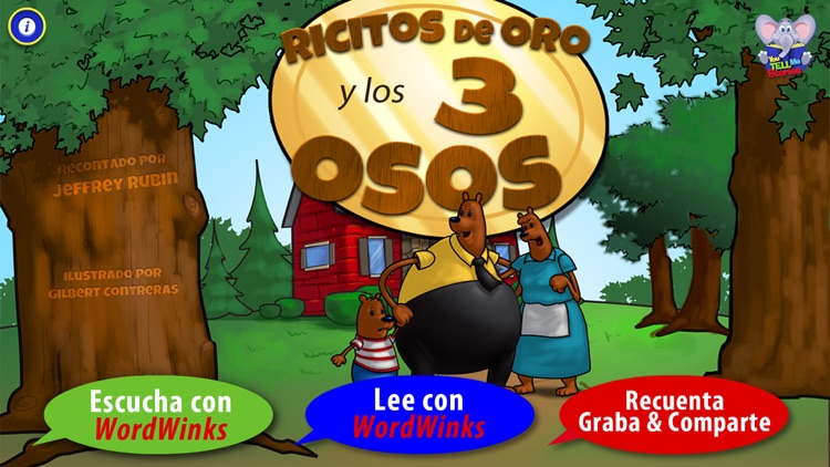 Ricitos de Oro y los 3 Osos con Wordwinks