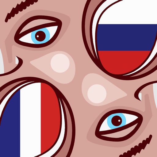 Wordeaters - learn French and Russian words Icon