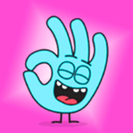 Funny Hands Stickers! icon