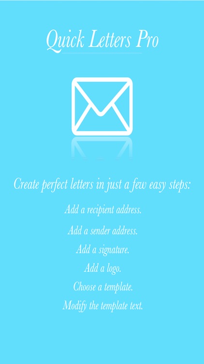 Quick Letters Pro - for Personal & Business Letters
