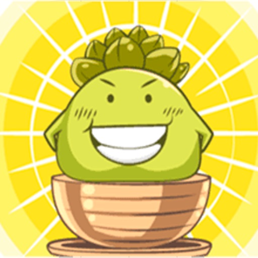 Brave Cactus : Cool Stickers icon